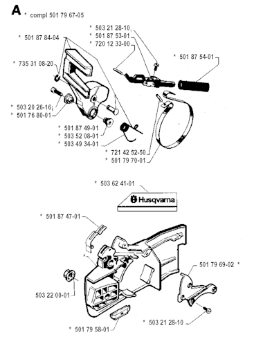 Husqvarna Kettensägen 42, 19941400001-19944900000