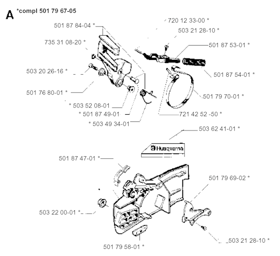 Husqvarna Kettensägen 42, 19950600001-19982300000