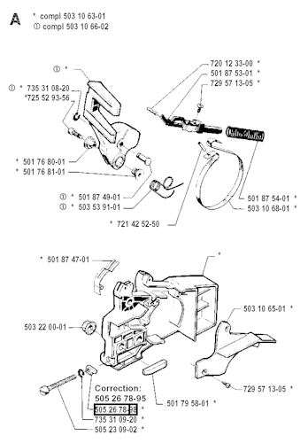 Husqvarna Kettensägen 45, 19912200001-19952300000