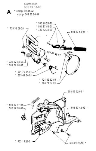 Husqvarna Kettensägen 55, 19942300001-19982300000