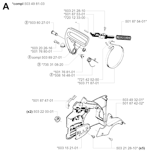 Husqvarna Kettensägen 20040100001 55