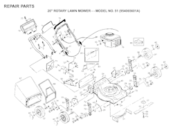 Husqvarna Rasenmäher gelegentliche Nutzung 51, 9540656601A, 1994-07