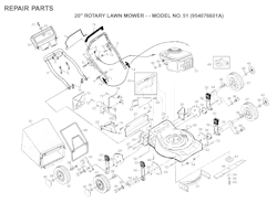 Husqvarna Rasenmäher gelegentliche Nutzung 51, 954076601A, 1994-08