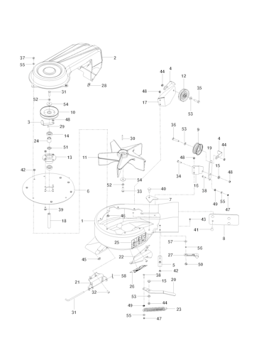 Husqvarna Zubehör für Aufsitzmäher 966793001 Gebläseunterstütztes Fangsystem Bild