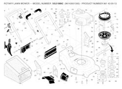 Husqvarna Rasenmäher gelegentliche Nutzung 5521 BBC, 96143001300, 2005-11