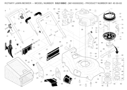 Husqvarna Rasenmäher gelegentliche Nutzung 5521 BBC, 96145000200, 2005-05