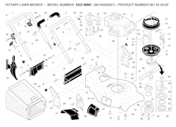 Husqvarna Rasenmäher gelegentliche Nutzung 5521 BBC, 96145000201, 2005-07