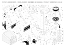 Husqvarna Rasenmäher gelegentliche Nutzung 5521 BBC, 96145000202, 2005-06
