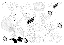 Husqvarna Rasenmäher gelegentliche Nutzung 96133002301 5521L