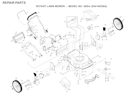 Husqvarna Rasenmäher gelegentliche Nutzung 560 HS, 954140058A, 1998-02