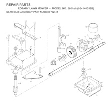 Husqvarna Rasenmäher gelegentliche Nutzung 560 HSH, 954140059B,  702511, 1998-10