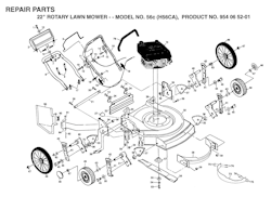 Husqvarna Rasenmäher gelegentliche Nutzung 56 C, H56CA, 954065201, 1994-01