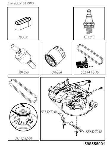 Husqvarna Gartentraktoren 960510124 TC 138