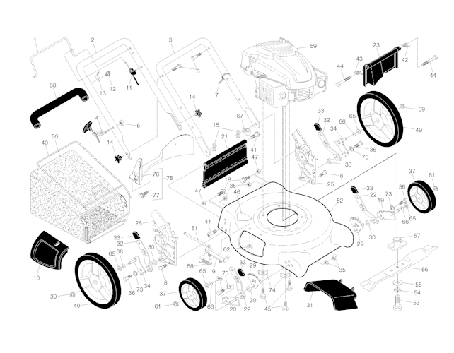 Husqvarna Rasenmäher gelegentliche Nutzung 917384512 6021P
