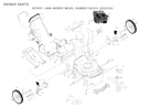 Husqvarna Rasenmäher gelegentliche Nutzung 6522 CH A, 954222725, 532702511, 2001-01