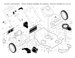 Husqvarna Rasenmäher gelegentliche Nutzung 6522 SH, 96143000904, 961430009, 2006-08