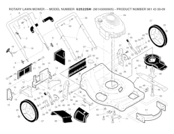 Husqvarna Rasenmäher gelegentliche Nutzung 6522 SH, 96143000905, 961430009, 2007-03