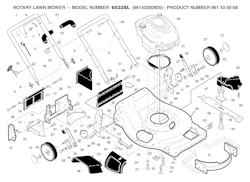 Husqvarna Rasenmäher gelegentliche Nutzung 6522 SL, 96143000800, 2005-09