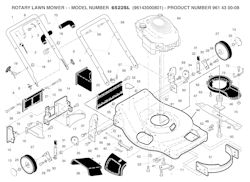 Husqvarna Rasenmäher gelegentliche Nutzung 6522 SL, 96143000801, 961430008, 2005-09