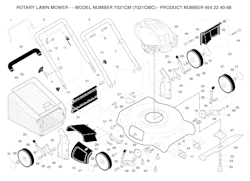 Husqvarna Rasenmäher gelegentliche Nutzung 7021 CM C, 954224088, 2004-09