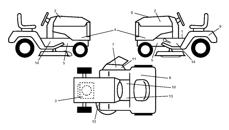 Husqvarna Gartentraktoren 96041002404 LTH171