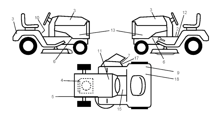 Husqvarna Gartentraktoren 96041005203 LTH1842