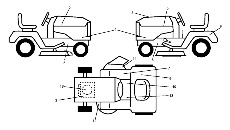 Husqvarna Gartentraktoren 96041014900 CTH126