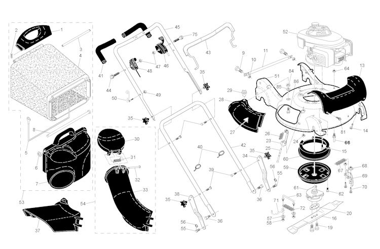 Husqvarna Rasenmäher gelegentliche Nutzung 96141006304 R 152SV-BBC Bild