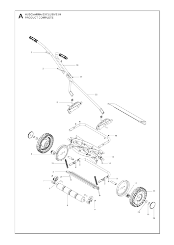 Husqvarna Rasenmäher gelegentliche Nutzung 54, 964914052, 2008-08