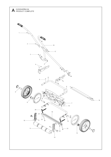 Husqvarna Rasenmäher gelegentliche Nutzung 64, 964954003, 2008-08