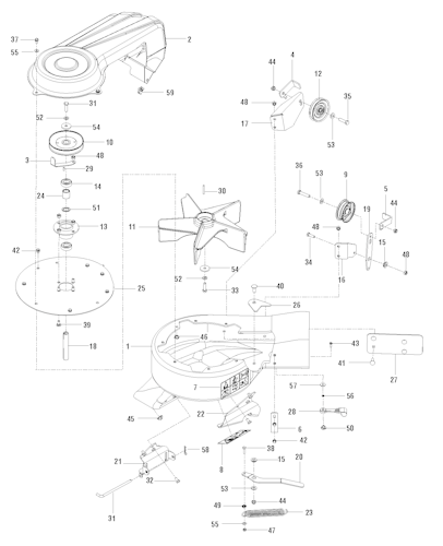 Husqvarna Zubehör für Aufsitzmäher 966805002 Triple Bagger (For Fabricated Decks)