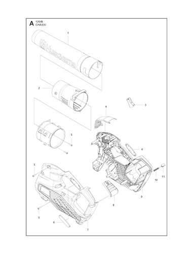 Husqvarna Blasgeräte 967976101 120iB