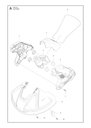 Husqvarna Rasentrimmer 967276411 136LiL