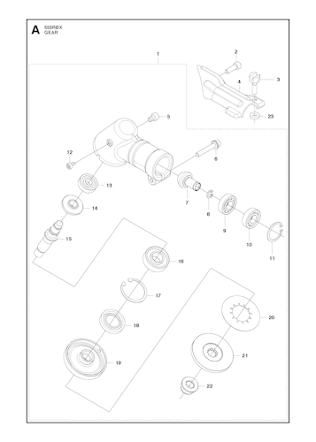 Husqvarna Motorsensen/Freischneider 966780201 553RBX Motorsense
