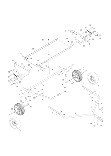 Husqvarna Zubehör für Aufsitzmäher 586637201 Anbauplattform