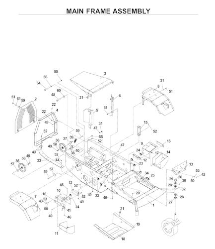 Husqvarna Nullwendekreismäher kommerzielle Nutzung BZ 6134 D, 968999214, 2003-06 Bild