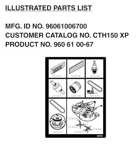 Husqvarna Gartentraktoren 96061006700 CTH150 XP®