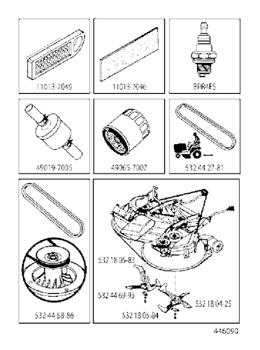 Husqvarna Gartentraktoren 96051003501 CTH 224T