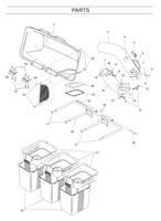 Husqvarna Zubehör für Aufsitzmäher 968999248 Grasfangbox