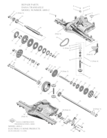 Husqvarna Motoren & Getriebe DANA 6800-2, 504054210, 2008-01
