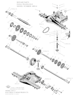 Husqvarna Motoren & Getriebe DANA 6800-4, 504054212, 2008-01