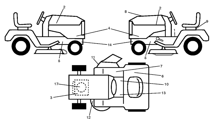 Husqvarna Gartentraktoren 96051001401 CTH 126