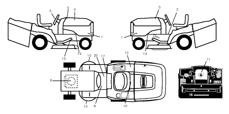 Husqvarna Gartentraktoren 96061020400 CTH151