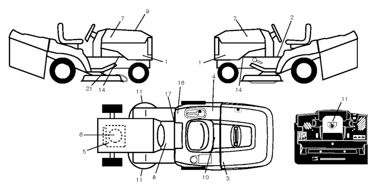 Husqvarna Gartentraktoren 96061033700 CTH2238TE