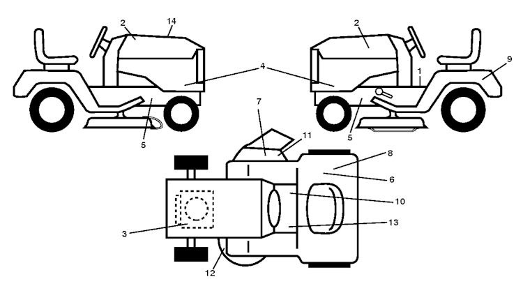 Husqvarna Gartentraktoren 96041017003 LT19538