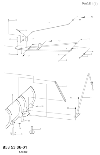 Husqvarna Zubehör für Aufsitzmäher 953530601 Schneeräumschild KOVA