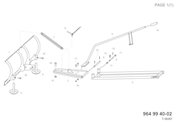 Husqvarna Zubehör für Aufsitzmäher 964994002 Schneeräumschild