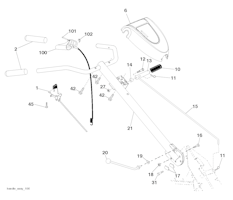 Husqvarna Motorhacken 96093002502 DRT900