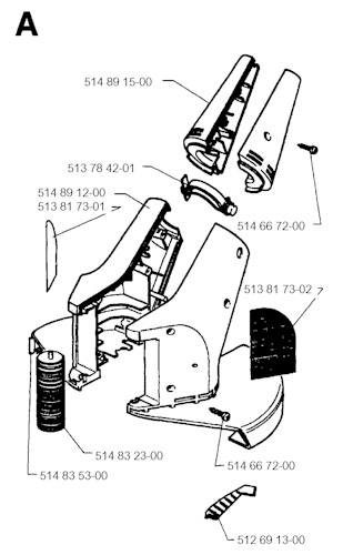 Husqvarna Rasentrimmer DUO TRIMMER, 19953200001-19961400000