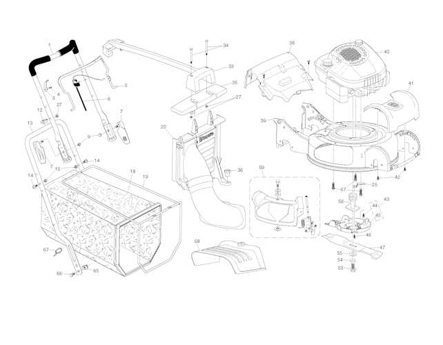 Husqvarna Rasenmäher gelegentliche Nutzung 96141013106 R 145SV